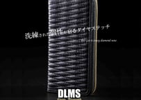 【DLMS】ダイヤステッチ ラウンドジップ長財布 'Crazy diamond' DLM-855