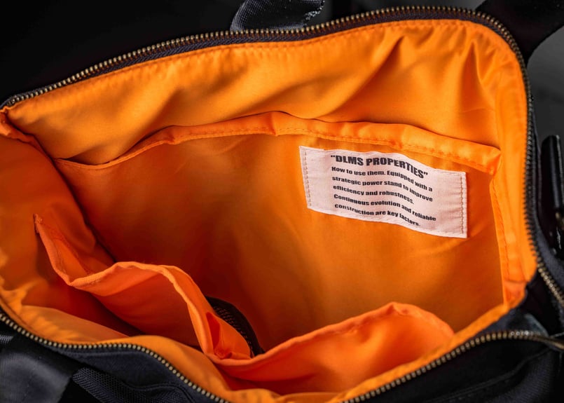 2025 Final sale 【DLMS】 ダイヤステッチヘルメットバッグ 'RIDES'