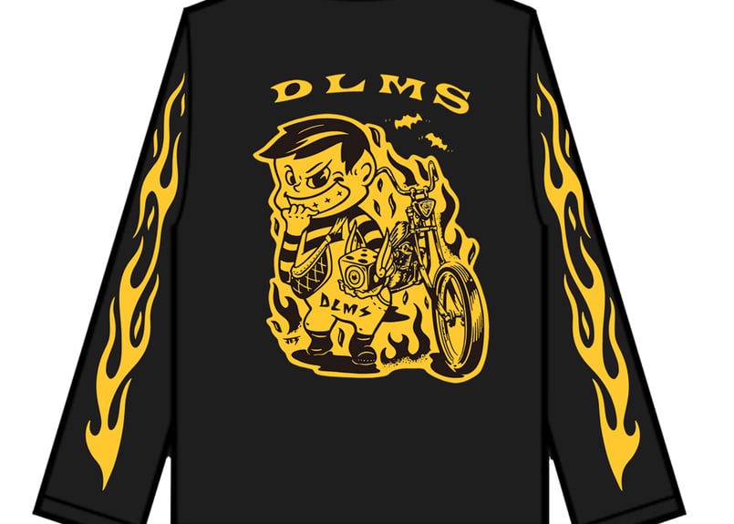 オリジナルキャラクターBADBOY ロングスリーブTシャツ【受注生産、ご