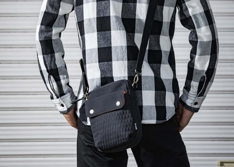 【DLMS】 OLDisNEW  'Black heart' ショルダーバッグ DLM-125 Canvas （ｷｬﾝﾊﾞｽ）