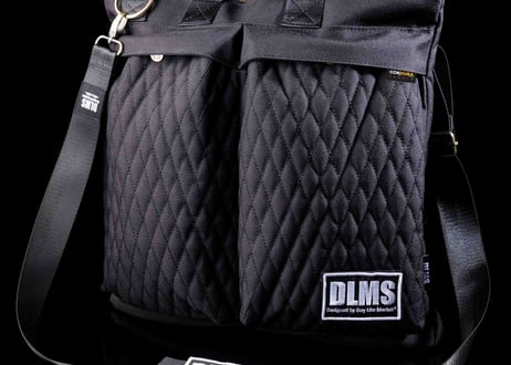 【DLMS】 ダイヤステッチヘルメットバッグ 'RIDES’ DLM-514