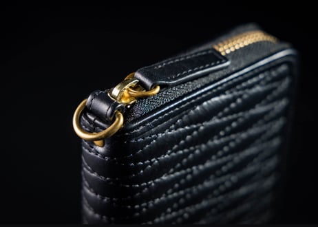 【DLMS】ダイヤステッチ ラウンドジップ長財布 'Crazy diamond' DLM-855
