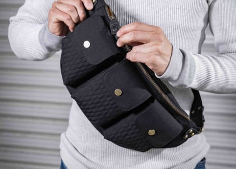 【DLMS】 OLDisNEW 'Old star' 軽量クロスボディバッグ DLM-440 CORDURA(ｺｰﾃﾞｭﾗ)