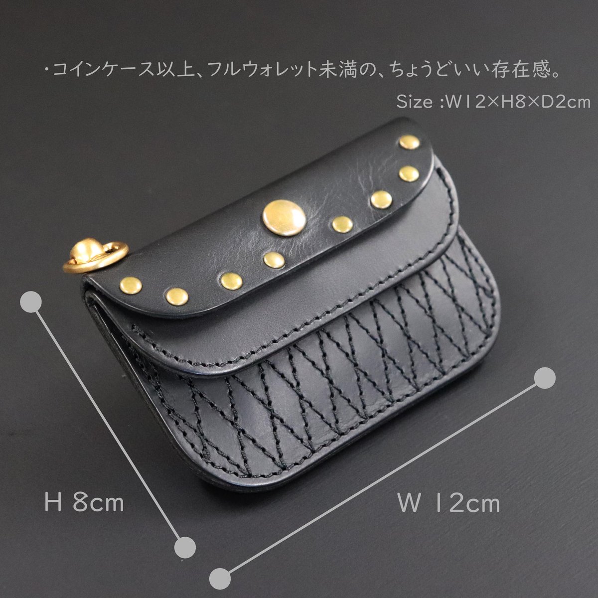 made in HAKATA】DLMS コンパクトトラッカーウォレット 'MOON' – ス