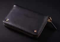 【DLMS】ラウンドファスナー ミドルサイズ レザーウォレット 'Dig' DLM-853
