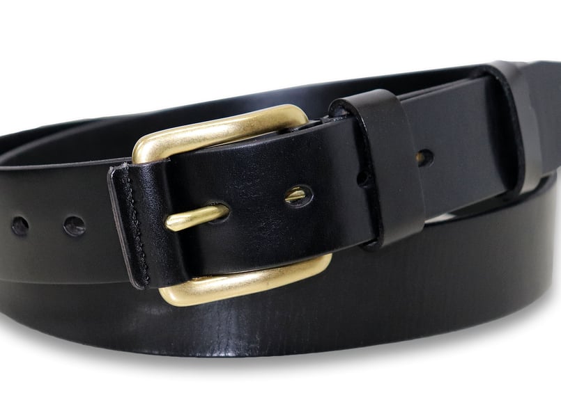 DLMS】『genuine leather』38mm幅 真鍮バックル オイルド DLMS】『genuine leather』38mm幅 真鍮バックル オイルド