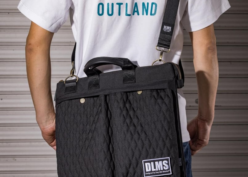 2025 Final sale 【DLMS】 ダイヤステッチヘルメットバッグ 'RIDES'