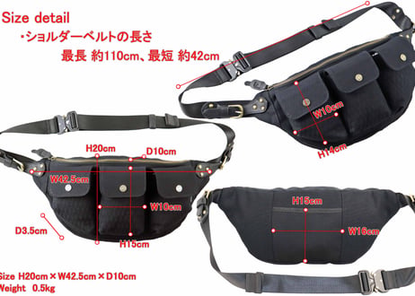 【DLMS】 OLDisNEW 'Old star'クロスボディバッグ DLM-440 Canvas （ｷｬﾝﾊﾞｽ）