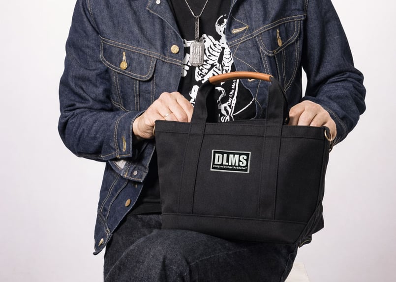DLMS】ワックスコーティング キャンバス ミニショルダー トートバッグ