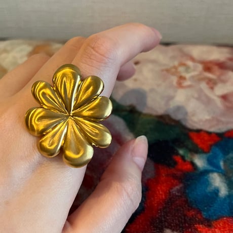 Stainless Flower Ring