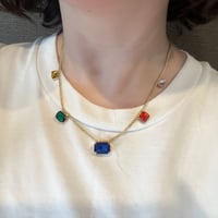 Various stones necklace