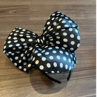 Dots Big Ribbon Head Dress