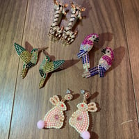 wild animals earrings