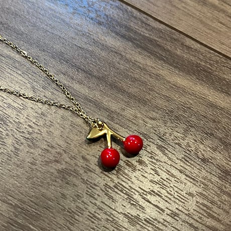 cutie cherry necklace