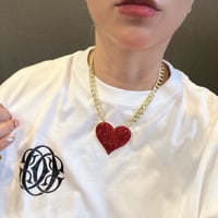Big heart necklace
