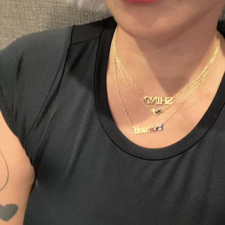 cecechic name necklace order PART3