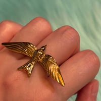 Flying bird ring