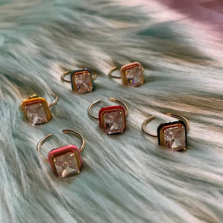 Square kirakira Ring