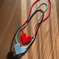 Heart beaded bag