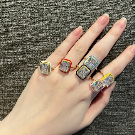 Square kirakira Ring