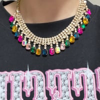 Colorful bijoux necklace