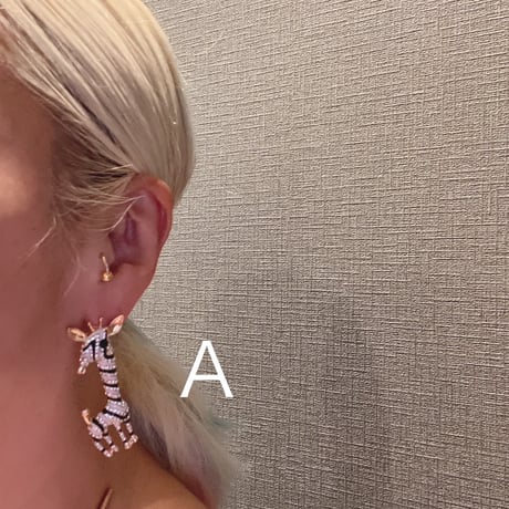 wild animals earrings