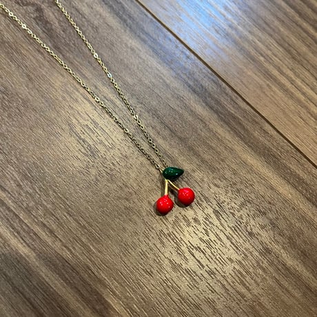 cutie cherry necklace