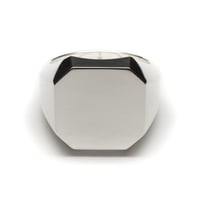 SIGNET RING OCTAGON FACE  18mm