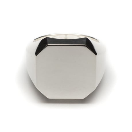 SIGNET RING OCTAGON FACE  18mm