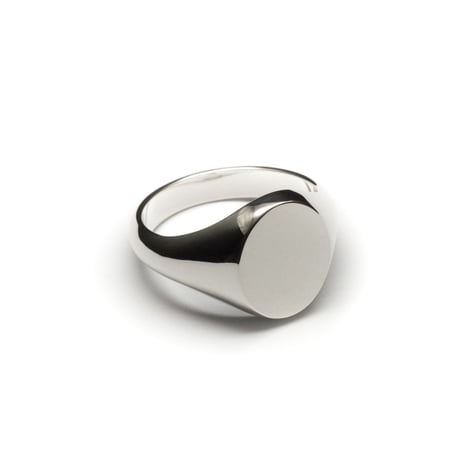 SIGNET RING OVAL FACE  11 x 9.5mm