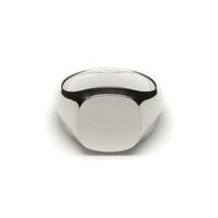 SIGNET RING CUSHION FACE  12mm
