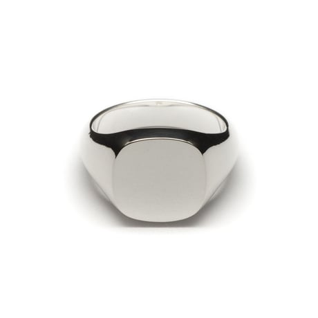 SIGNET RING CUSHION FACE  12mm