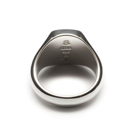 SIGNET RING CUSHION FACE  14 x 12mm