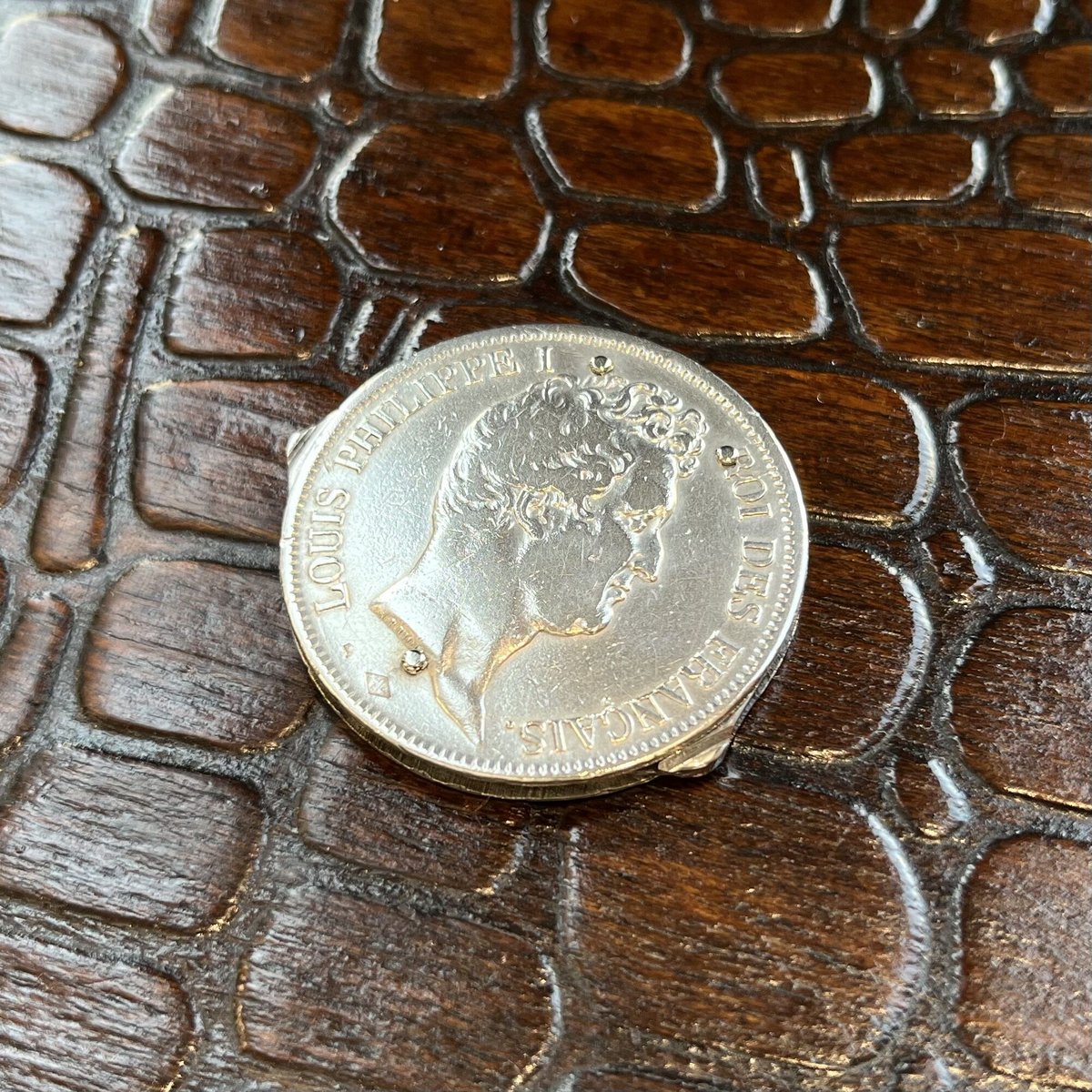 ELOI エロア コインナイフ フランスヘラクレス 5フラン銀貨 1875年 ELOI エロア コインナイフ フランスヘラクレス 5フラン銀貨 1875年