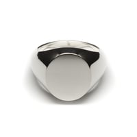 SIGNET RING OVAL FACE  15 x 13mm