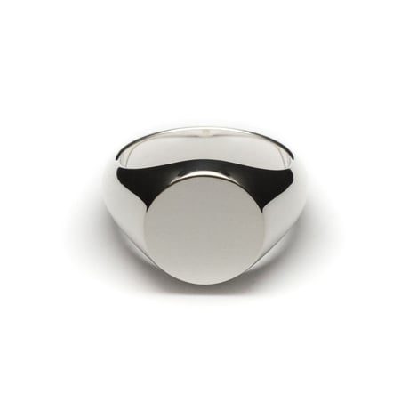 SIGNET RING ROUND FACE  12mm