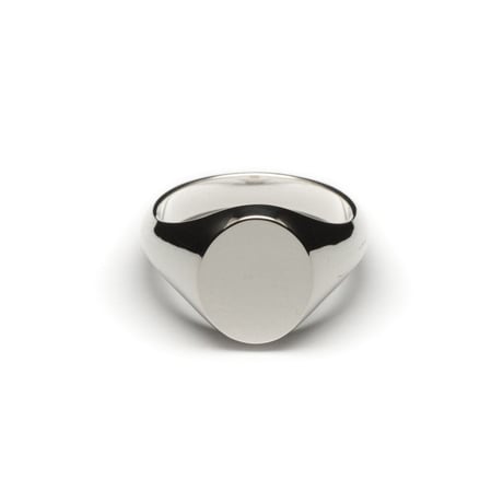 SIGNET RING OVAL FACE  11 x 9.5mm