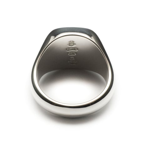 SIGNET RING CUSHION FACE  15mm