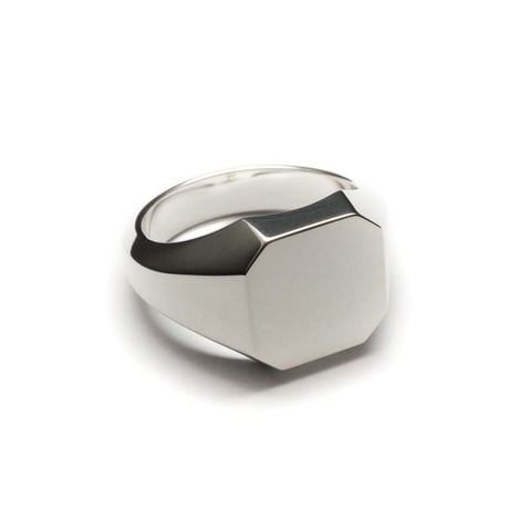 SIGNET RING OCTAGON FACE  12mm