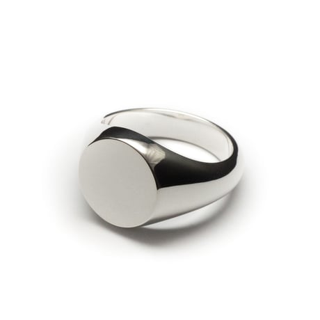 SIGNET RING ROUND FACE  12mm