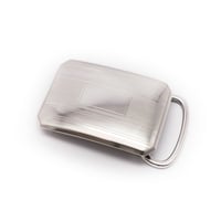 ENGINE TURNED SLIDE BUCKLE OCTAGON
