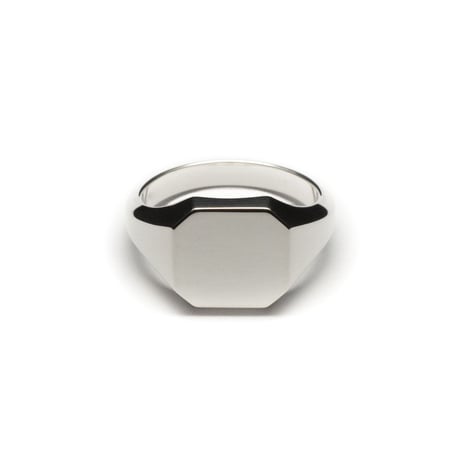SIGNET RING OCTAGON FACE  10mm