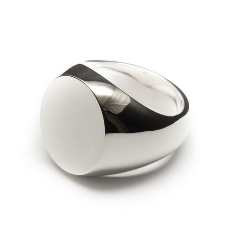 SIGNET RING OVAL FACE  18 x 15.5mm
