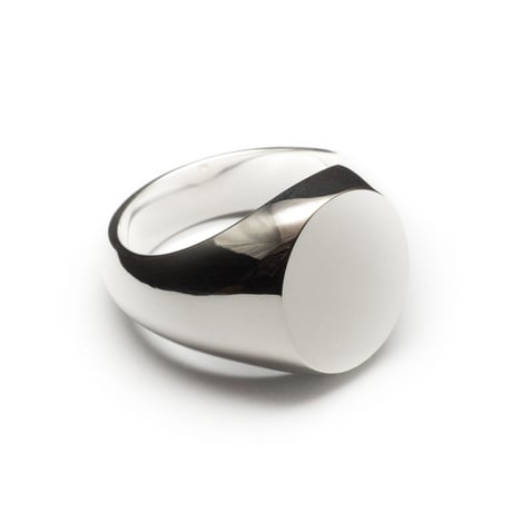 SIGNET RING OVAL FACE  15 x 13mm