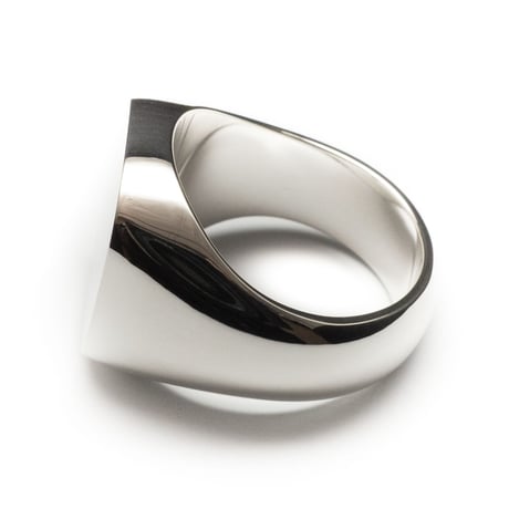SIGNET RING CUSHION FACE  18mm