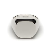 SIGNET RING CUSHION FACE  15mm