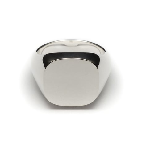 SIGNET RING CUSHION FACE  15mm