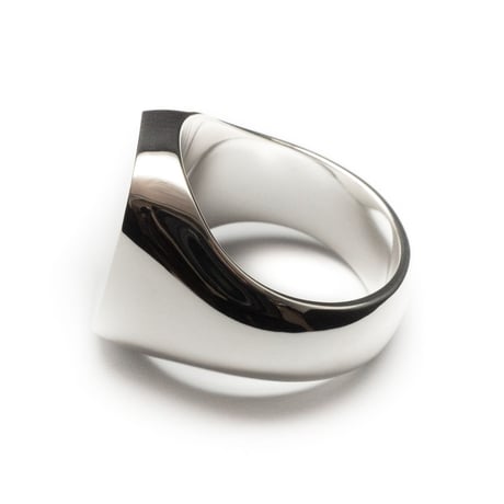 SIGNET RING CUSHION FACE  18 x 15mm