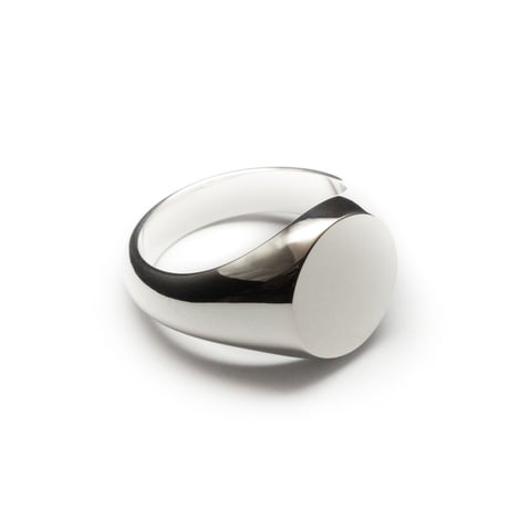 SIGNET RING ROUND FACE  12mm