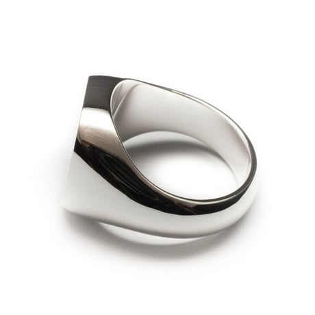 SIGNET RING CUSHION FACE  15mm